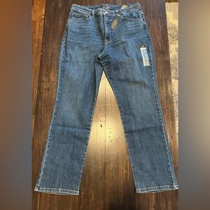 Lee Instantly Slims High-Waisted straight leg jeans size 12S